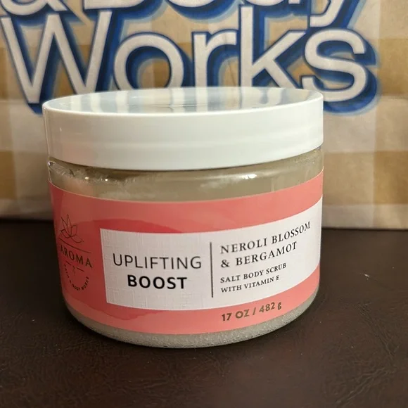 Bath & Body Works Aroma Uplifting Boost Neroli Blossom& Bergamot Salt Body Scrub - Picture 2 of 4